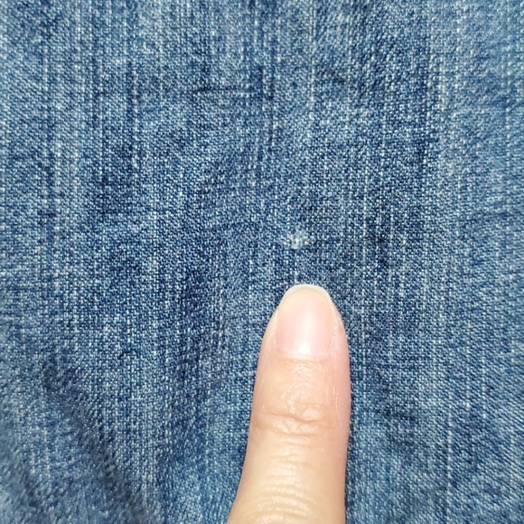 POLO Ralph Lauren Denim Tuxedo Bib Shirt-Dress - Picture 5 of 6